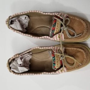 Sperry Womens Topsiders Angelfish Liberty Size 10